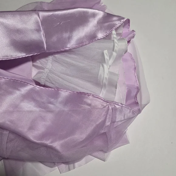 Jona Michelle Pastel Floral Dress with Lavender Tulle, Girls' Size 3T - Picture 8 of 10